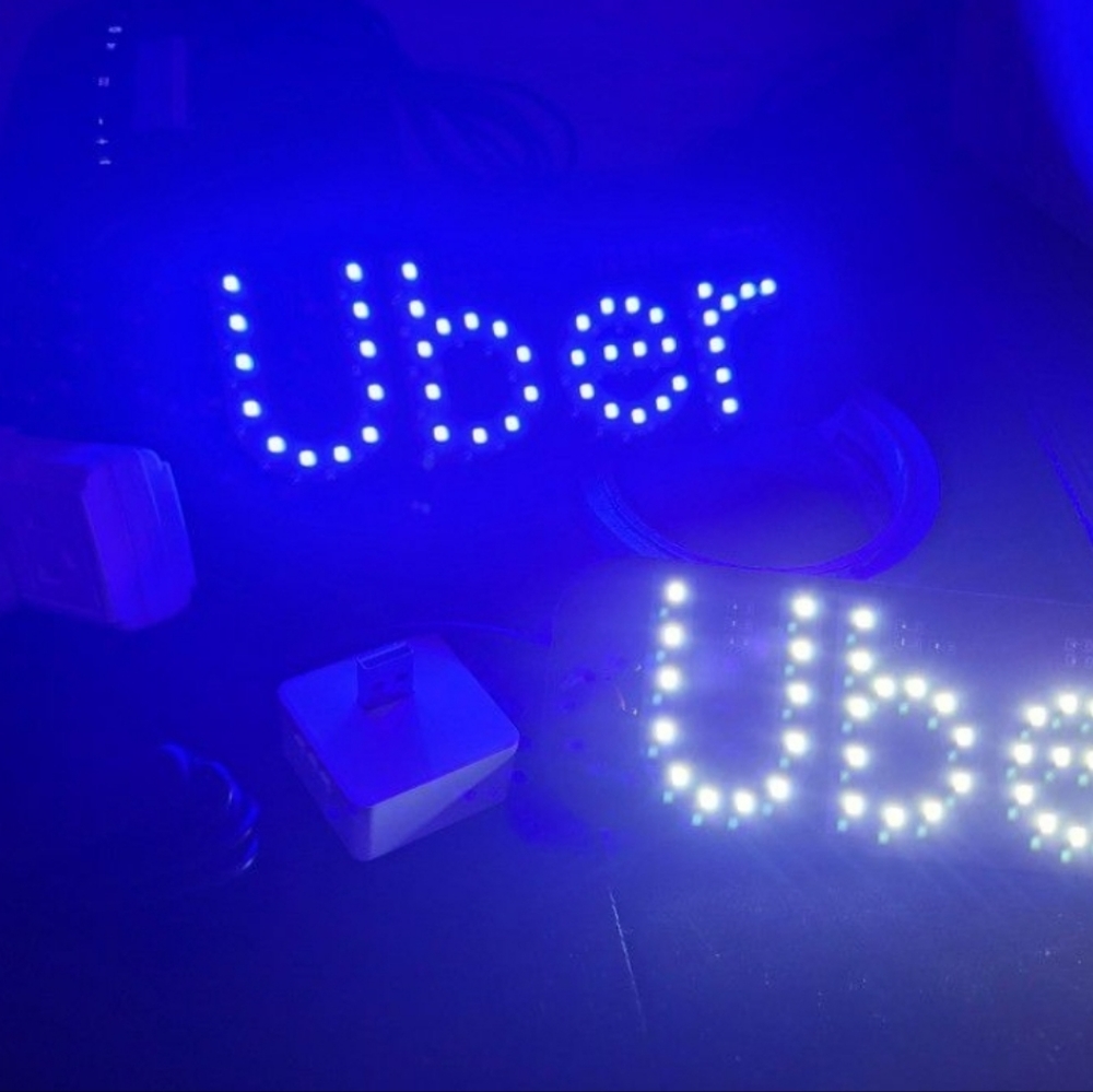 Ride share signs
